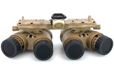 Image of US Night Vision ARGUS Panoramic Night Vision Goggle - Gen II White Phosphor, FDE, 8x6x5in, APNVG-NNVT-WP
