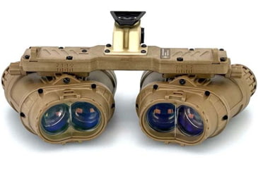 Image of US Night Vision ARGUS Panoramic Night Vision Goggle - Gen II White Phosphor, FDE, 8x6x5in, APNVG-NNVT-WP