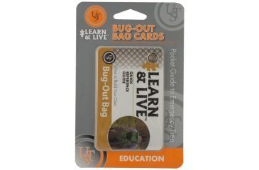 Image of UST Learn and Live Cards - Bug-Out Bag, White 20-02748