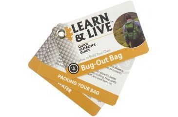 Image of UST Learn and Live Cards - Bug-Out Bag, White 20-02748