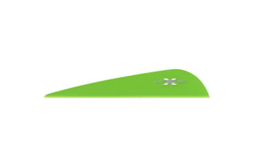 Image of Vanetec V-Max Vanes 3 in 100 Pk, Neon Green, 30-04-100