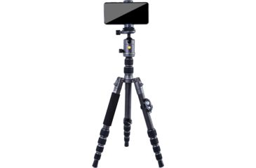 Image of Vanguard VEO 3GO 235CB Travel Tripod, Dark Gray/Black, VEO3GO235CB