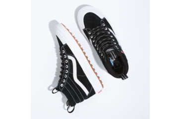 Image of Vans SK8-HI MTE 2.0 DX Shoes, Black/True White, 6, Medium, VN0A4P3IDX6-6