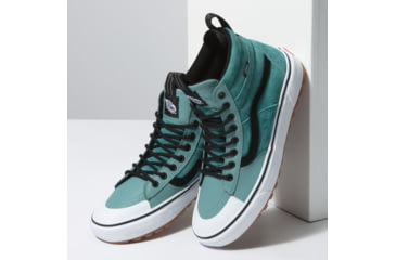 Image of Vans Sk8-Hi MTE 2.0 DX Shoes, Oil Blue/True White, 7, VN0A4P3ITUJ-OBW-7