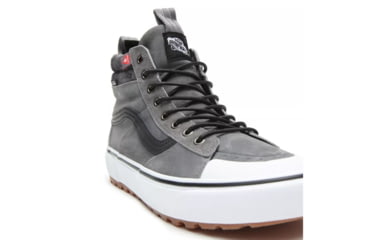 Image of Vans SK8-HI MTE 2.0 DX Shoes, Pewter/True White, 10, VN0A4P3I2YU-10