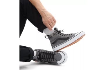 Image of Vans SK8-HI MTE 2.0 DX Shoes, Pewter/True White, 10, VN0A4P3I2YU-10