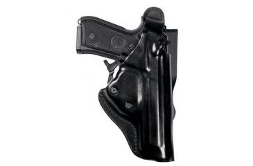 Image of Vega Holsters 3 System Safety, Automatic Pull Side Holster, Black Leather, Beretta 92/98 SP100