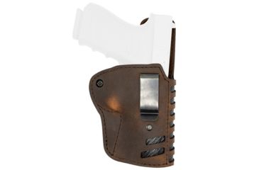 Image of Versacarry VC Compound Gen II Holster IWB, Kydex/Leather, Right Hand, Sub Compact Size 3,Brown, CD21131