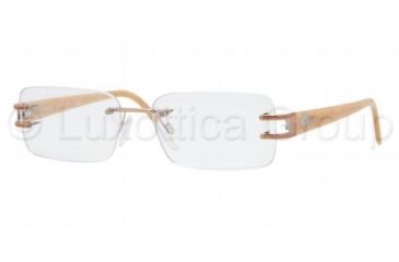 Image of Versace VE 1170 Eyeglasses Styles Orange Frame w/Non-Rx 51 mm Diameter Lenses, 1052-5115