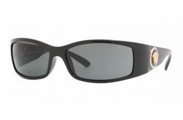 Image of Versace VE4205B Progressive Sunglasses - Black Gray Frame / 61 mm Prescription Lenses, GB1-87-6115