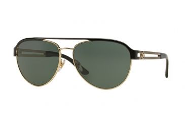 Image of Versace VE2165 Bifocal Prescription Sunglasses VE2165-136671-58 - Lens Diameter 58 mm, Frame Color Pale Gold/Black