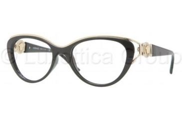 Image of Versace VE3167 Eyeglass Frames GB1-5317 - Black Frame