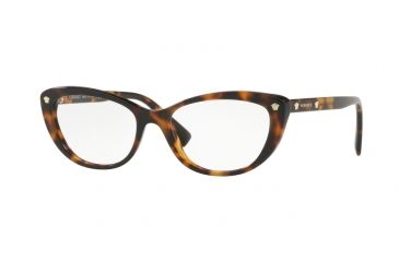 Image of Versace VE3258 Eyeglass Frames 5267-51 - Havana Frame