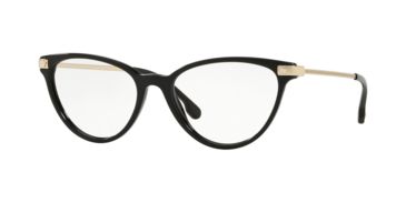 Image of Versace VE3261 Eyeglass Frames GB1-52 - Black Frame