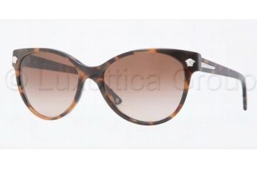 Image of Versace JANUARY JONES VE4214 Single Vision Prescription Sunglasses VE4214-944-13-5617 - Lens Diameter 56 mm, Frame Color Dark Havana