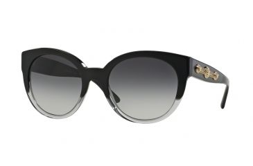 Image of Versace VE4294 Sunglasses 51508G-56 - Black/Crystal Frame, Grey Gradient Lenses