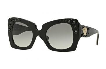 Image of Versace VE4308B Bifocal Prescription Sunglasses VE4308B-GB1-11-52 - Lens Diameter 52 mm, Frame Color Black