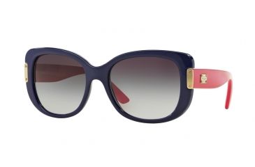 Image of Versace VE4311 Progressive Prescription Sunglasses VE4311-51688G-56 - Lens Diameter 56 mm, Frame Color Blue