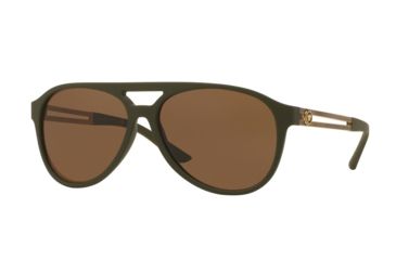 Image of Versace VE4312 Bifocal Prescription Sunglasses VE4312-517573-60 - Lens Diameter 60 mm, Frame Color Green Rubber