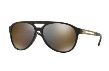 Image of Versace VE4312 Bifocal Prescription Sunglasses VE4312-51814T-60 - Lens Diameter 60 mm, Frame Color Matte Havana