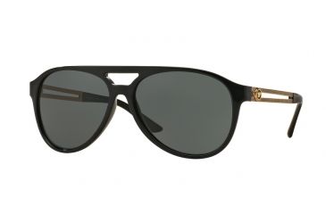 Image of Versace VE4312 Bifocal Prescription Sunglasses VE4312-GB1-71-60 - Lens Diameter 60 mm, Frame Color Black