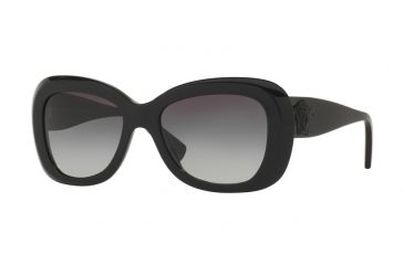 Image of Versace VE4317 Bifocal Prescription Sunglasses VE4317-GB1-8G-54 - Lens Diameter 54 mm, Frame Color Black