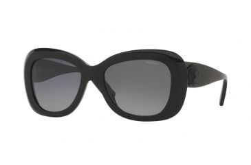 Image of Versace VE4317 Bifocal Prescription Sunglasses VE4317-GB1-T3-54 - Lens Diameter 54 mm, Frame Color Black