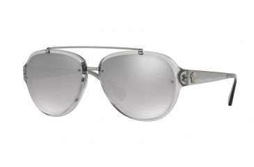 Image of Versace VE4327 Bifocal Prescription Sunglasses VE4327-52066V-57 - Lens Diameter 57 mm, Frame Color Transparent Grey