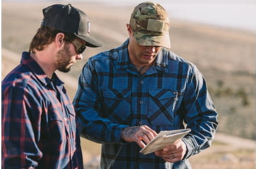 Image of Vertx Canyon River Flannel - Mens, Blue Ridge Plaid, Large, F1 VTX1500 BLRP LARGE
