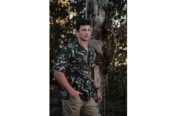 Image of Vertx Dadeland CCW Short Sleeve Shirt - Mens, Tiger Palm, Small, VTX1510TPSMALL