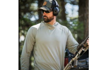 Image of Vertx Full Sun Hoody - Mens, Batthle Ship Grey, Extra Large, F1 VTX1530 BSG XLARGE N/A