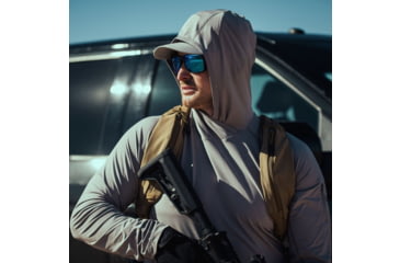 Image of Vertx Full Sun Hoody - Mens, Batthle Ship Grey, Extra Large, F1 VTX1530 BSG XLARGE N/A