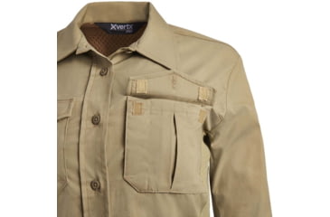 Image of Vertx Fusion Flex Long Sleeve Shirt, Desert Tan - VTX8240WDTXSMREG