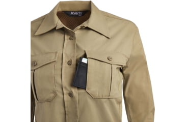 Image of Vertx Fusion Flex Long Sleeve Shirt, Desert Tan - VTX8240WDTXSMREG