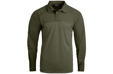 Image of Vertx Fusion Flex Performance Hybrid Shirt - Long Sleeve, Od Green - VTX8255OD2XLLONG