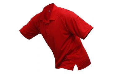 Image of Vertx Men's Coldblack Short Sleeve Polo Shirt, Red, Size Small VTX4000RDP-SMALL