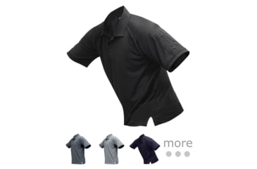 Image of Vertx Mens Coldblack Short Sleeve Polo, Black, Grey, Light Grey, Navy, Red, Spruce Green