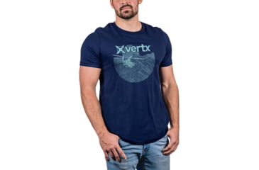 Image of Vertx Peak Assault Tee T-Shirt - Mens, Blue, Extra Large, F1 VTX9039 NA XLARGE