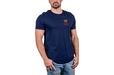 Image of Vertx Road Less Taken Tee T-Shirt - Mens, Blue, Medium, F1 VTX9041 NA MEDIUM