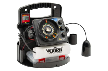 Image of Vexilar FLX-18 ProPack II Sonar w/ 12 Degree Ice-Ducer / DD-100, Black, PPX1812