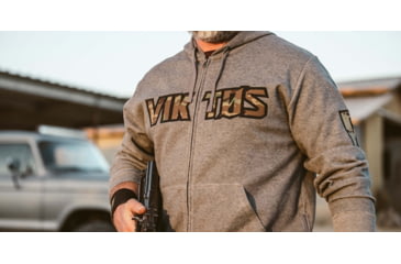Image of Viktos Gunvent Multicam Hoodie - Mens, Athletic Heather, XL, 1701805