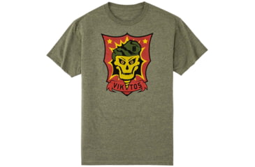 Image of Viktos Mekong Tee T-Shirt - Mens, Sage Black Heather, Small, 1808502