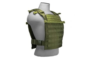 Image of Vism By Ncstar Fast Plate Carrier for 11x14in Plates, Green, CVPCFL2995G
