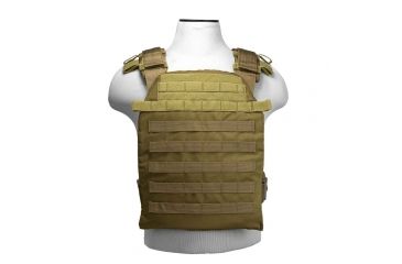 Image of Vism By Ncstar Fast Plate Carrier for 11x14in Plates, Tan, CVPCFL2995T