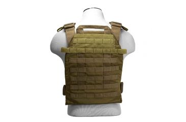 Image of Vism By Ncstar Fast Plate Carrier for 11x14in Plates, Tan, CVPCFL2995T