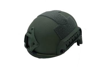 Image of VISM Level IIIA Fast Helmet, Green, Large, BPFHLG
