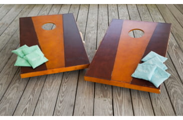 Image of Viva Sol 2 x 3 ft Bean Bag Toss Game, Wood Tone, VS5001