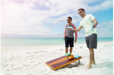 Image of Viva Sol 2 x 3 ft Bean Bag Toss Game, Wood Tone, VS5001