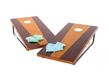 Image of Viva Sol 2 x 4 ft Bean Bag Toss Game, Wood Tone, VS5000