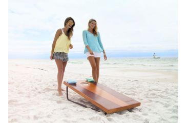 Image of Viva Sol 2 x 4 ft Bean Bag Toss Game, Wood Tone, VS5000